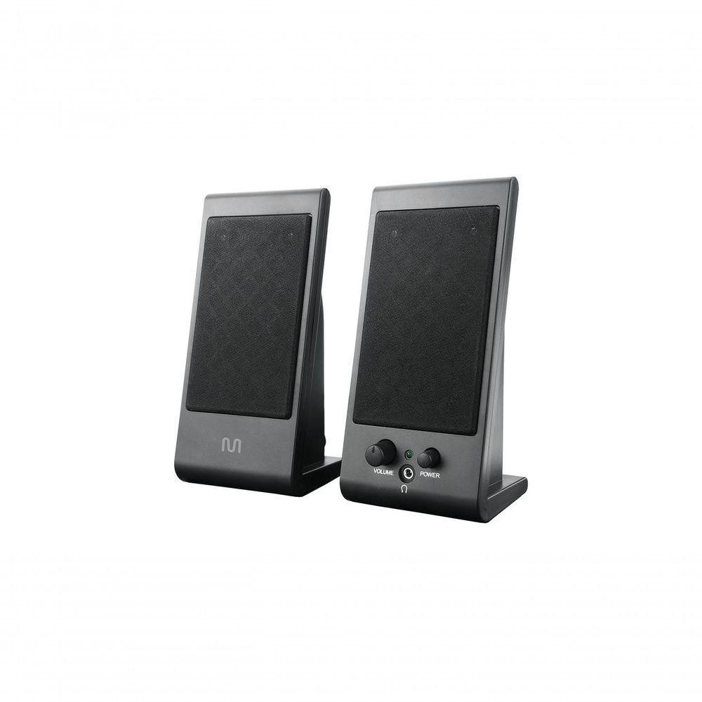 Caixas De Som 2.0 3w Rms Alimentação Usb Conexão P2 Controle - 1