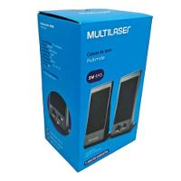 Caixas De Som 2.0 3w Rms Alimentação Usb Conexão P2 Controle - 5
