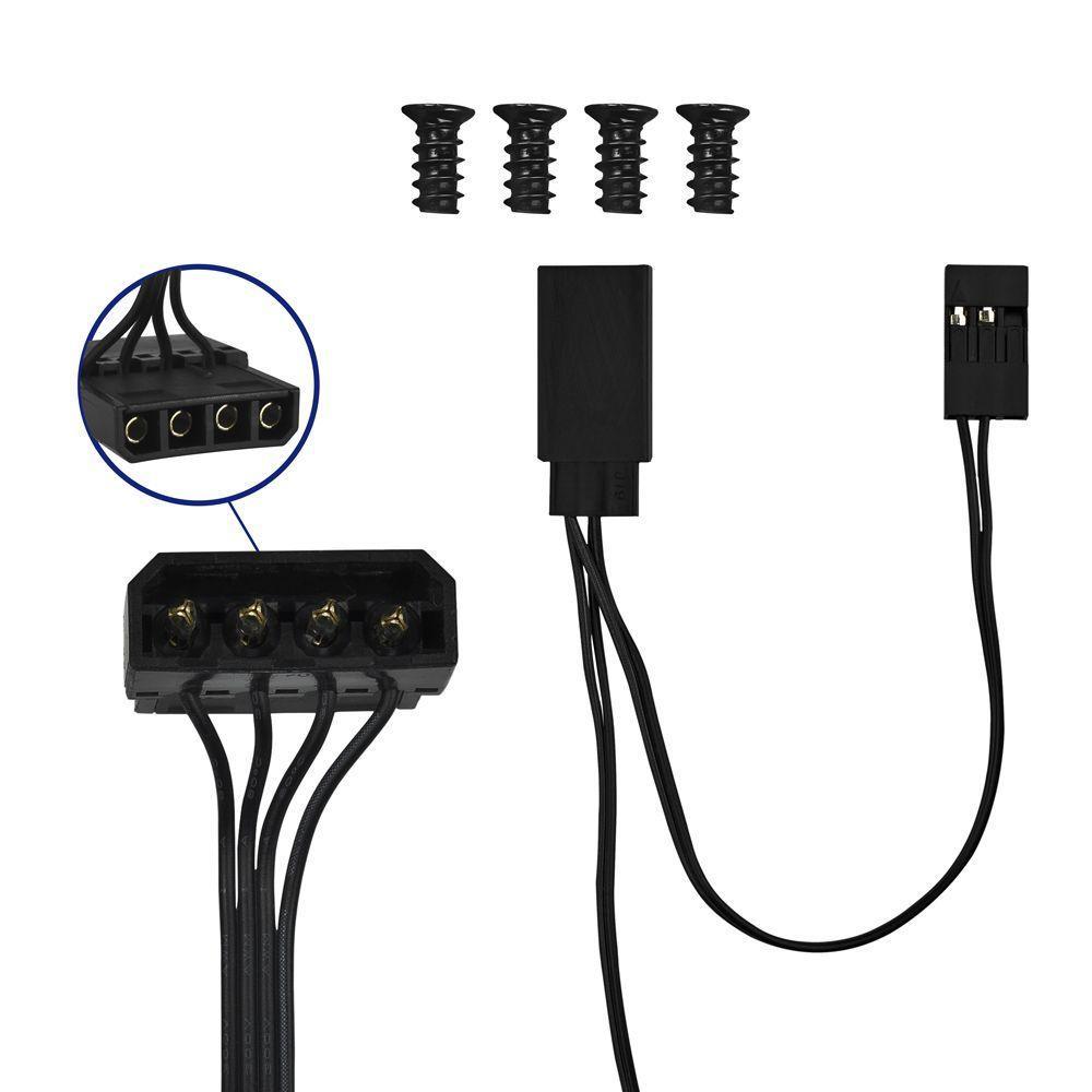 Cooler Gamer Evus F-12rgb Fan 12cm Com Led Rgb - 3