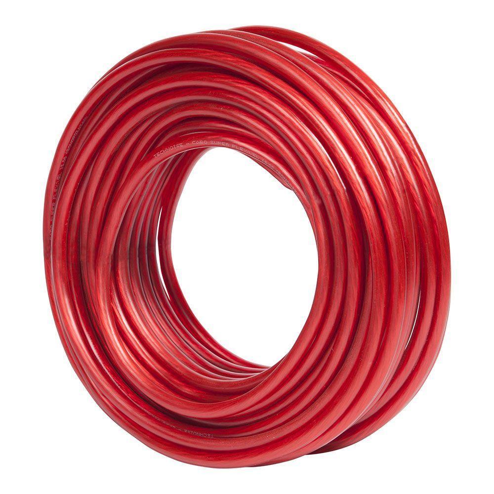 Cabo De Potencia Technoise 100% Cobre Vermelho 16 Mm Rolo 25 - 1