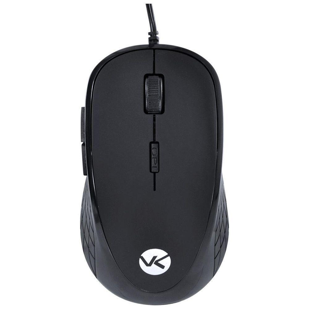 Mouse Usb Silent 2000 Dpi Clique Silencioso Cabo 1.8m - - 1