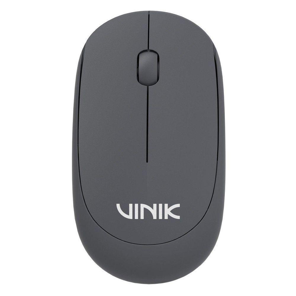 Mouse Sem Fio Vinik Feather Vf120 1200dpi - Cinza - 1
