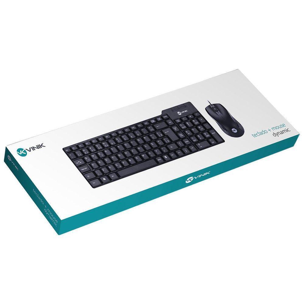 Kit Teclado E Mouse Usb Dynamic - Mouse 1000 Dpi Cabo 1.8 - 6