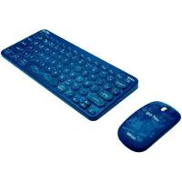 Kit Teclado E Mouse Sem Fio Letron Harry Potter Azul - 2