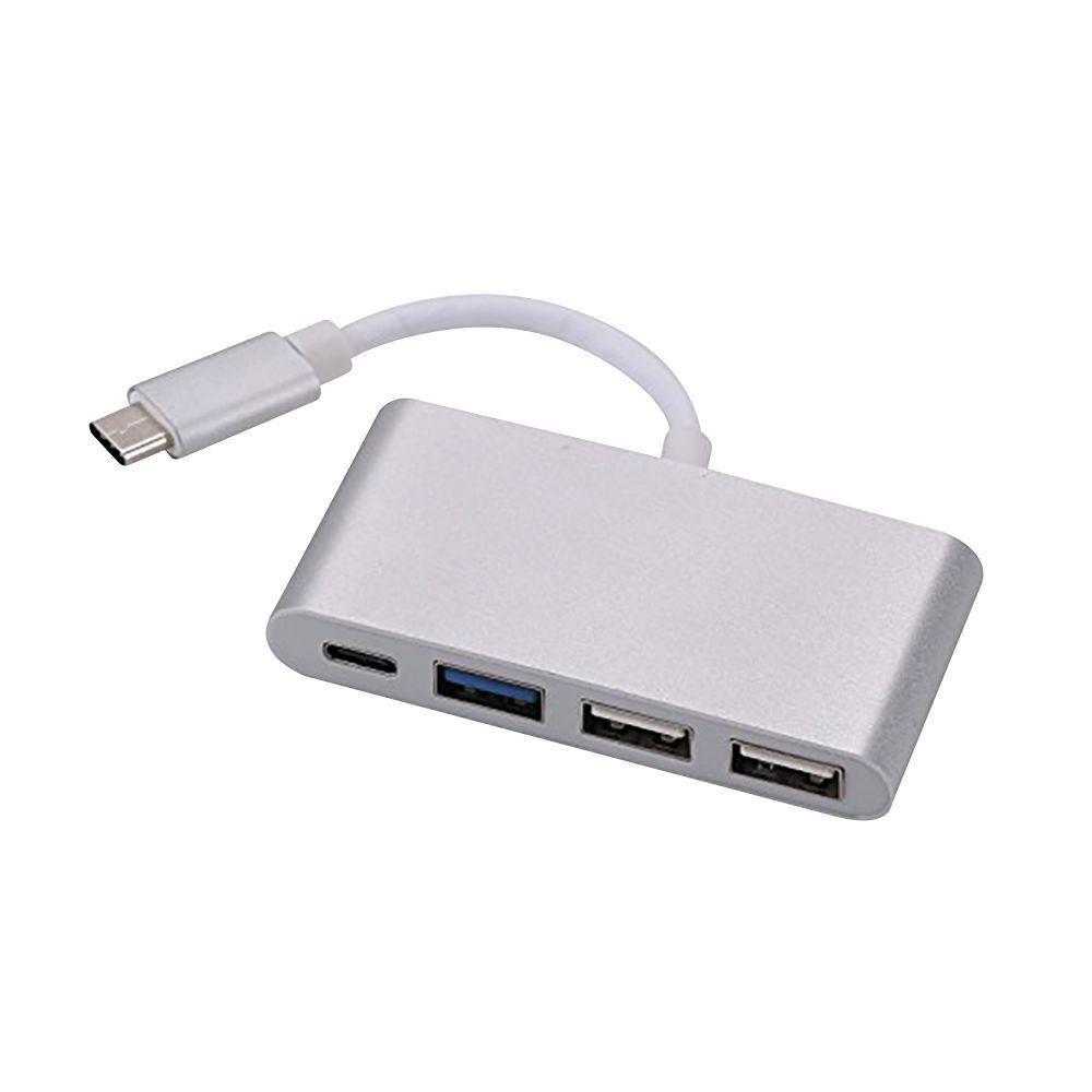 Cabo Adaptador Usb C Macho 1 X Usb C + Usb 3.0 E 2.0 Femea - 1