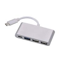 Cabo Adaptador Usb C Macho 1 X Usb C + Usb 3.0 E 2.0 Femea - 1
