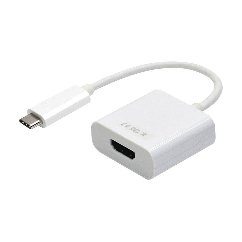 Cabo Adaptador Hdmi Para Usb C Nwt Macho X Femea 15cm - 1