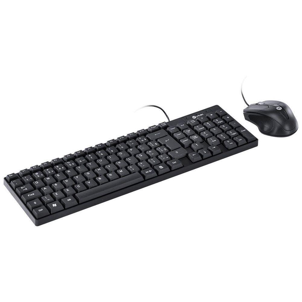 Kit Teclado E Mouse Usb Corp - Mouse 1200dpi - Cabo 1.8m - - 5