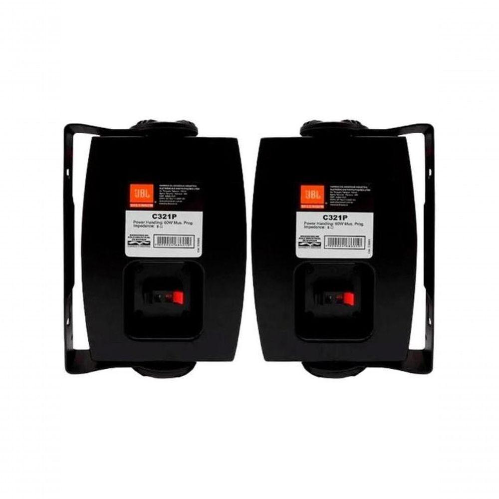 Par De Caixa Som Ambientare Jbl C321p 30w Preta - Par - 2 - 5