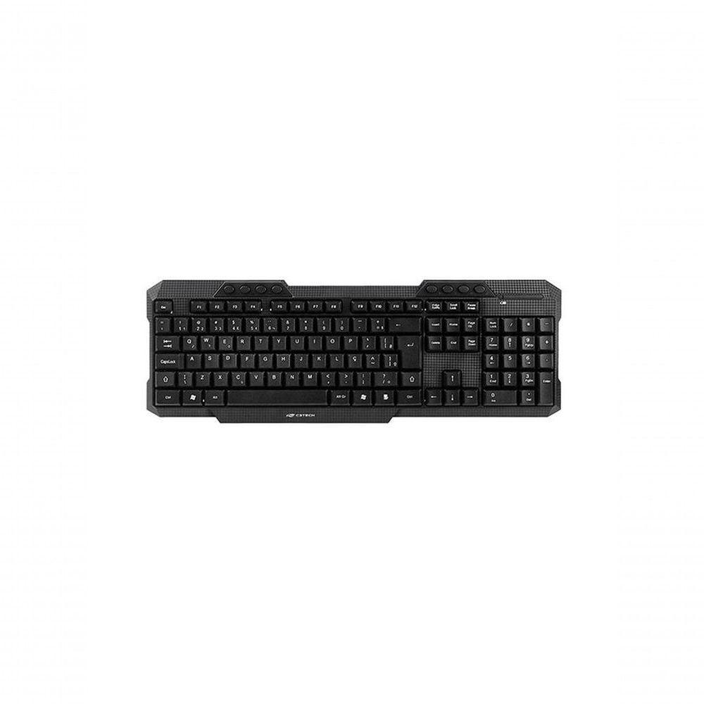 Combo C3 Tech Teclado + Mouse K-w10bk Wireless - 1