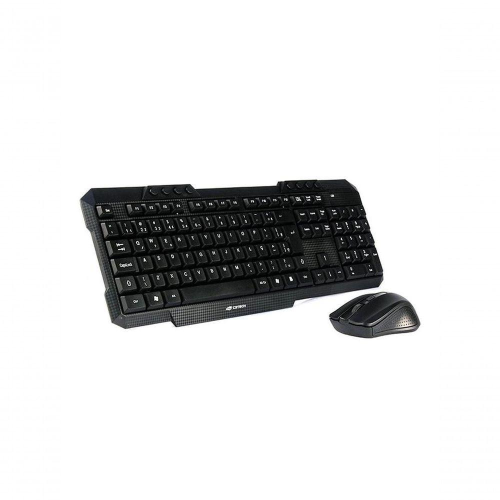 Combo C3 Tech Teclado + Mouse K-w10bk Wireless - 3