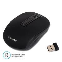 Mouse Multilaser Sem Fio Wave Litio 1600dpi 6 Botoes - Mo277 - 2