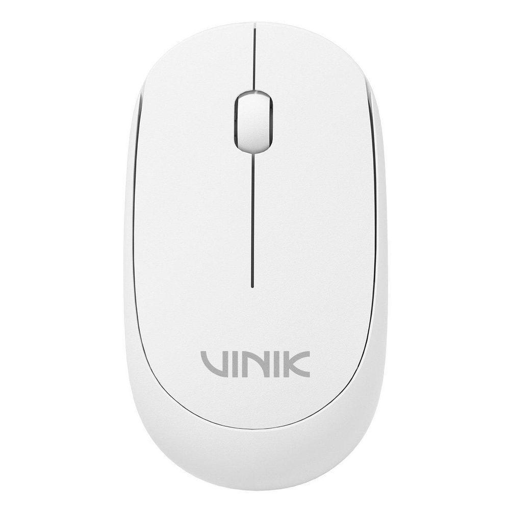 Mouse Sem Fio Vinik Feather Vf120 1200dpi - Branco - 1