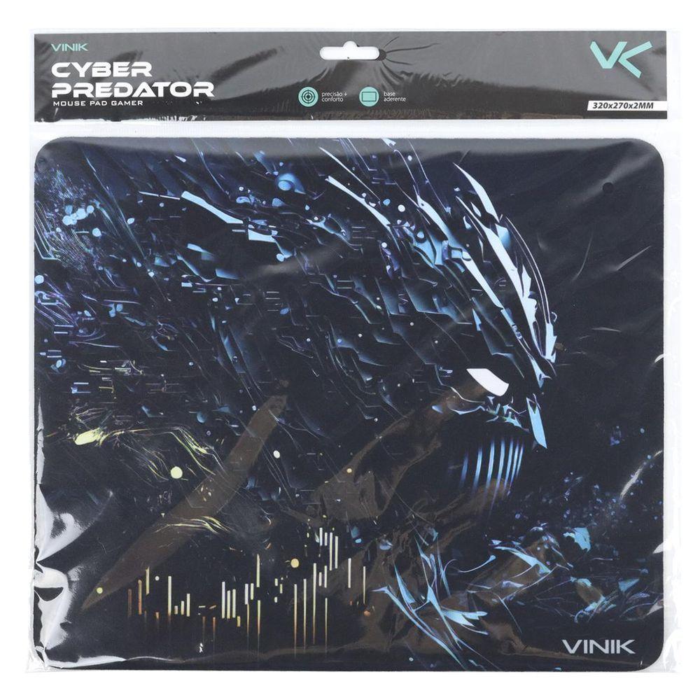 Mouse Pad Gamer Vinik Cyber Predator 320x270x2mm - Mpcp32 - 8