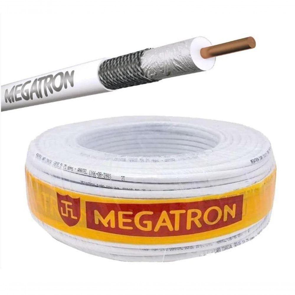 Cabo Coaxial Rgc-59 95% 100m Branco - 1