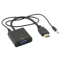 Cabo Conversor Hdmi Para Vga + Cabo De Audio P2 Mxt 1.2.105 - 1