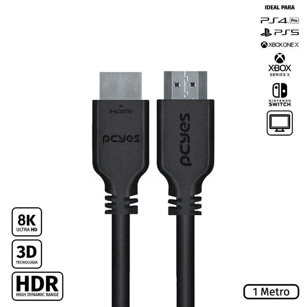 Cabo Hdmi 2.1 Macho 1 Metro - Phm21-1 - 1