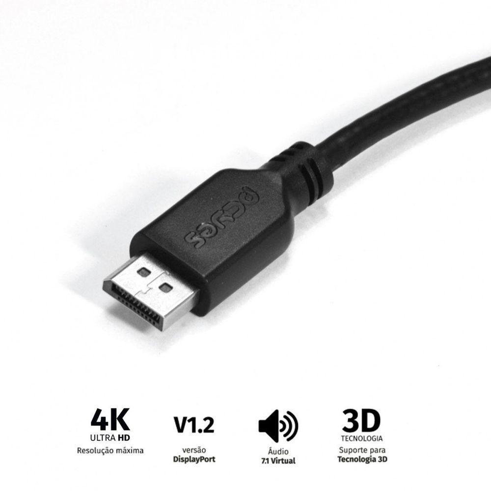 Cabo Mini Displayport Macho 2m Pmddpm-2 - 1