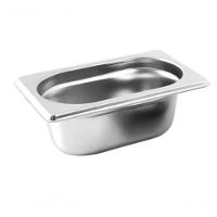 Kit 5 Cubas Gastronomicas Inox 1/9x65mm Com Tampa - Brasinox