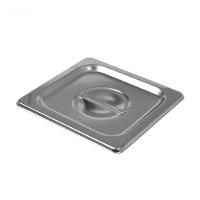 Kit 6 Cubas Gastronomica Inox 1/6x100mm Com Tampa Brasinox - 4