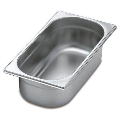 Kit 3 Cubas Gastronomica Inox Gn 1/3 X 100mm (325x176mm) - Brasinox