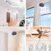 Espanador Telescópico Extensível Até 2.80 Metros Microfibra Teto Persianas Casa Escritório - 3