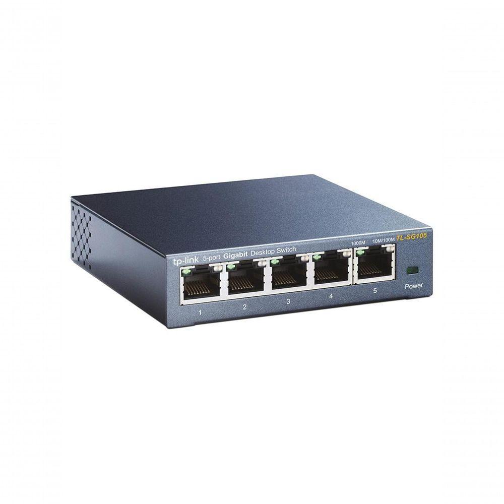 Switch 05 Portas Tp-link - Tl-ls105g 10-100-1000 - 3
