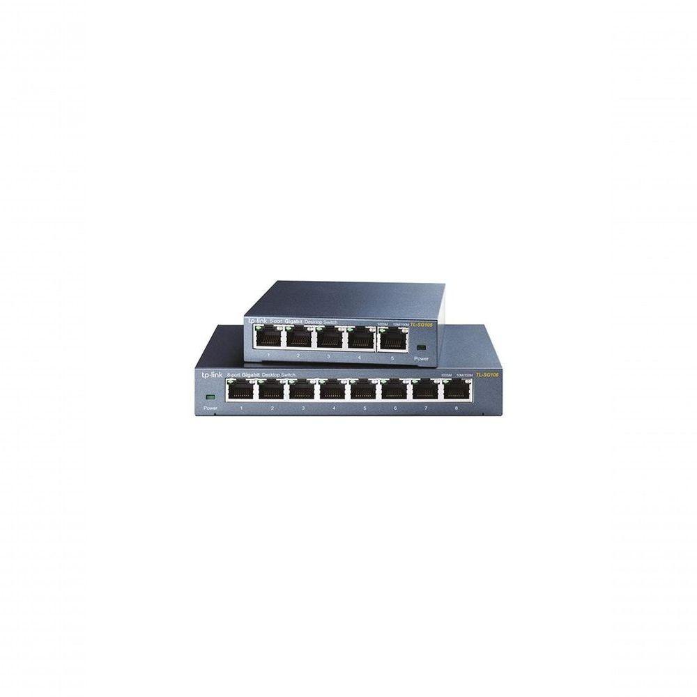 Switch 05 Portas Tp-link - Tl-ls105g 10-100-1000 - 4