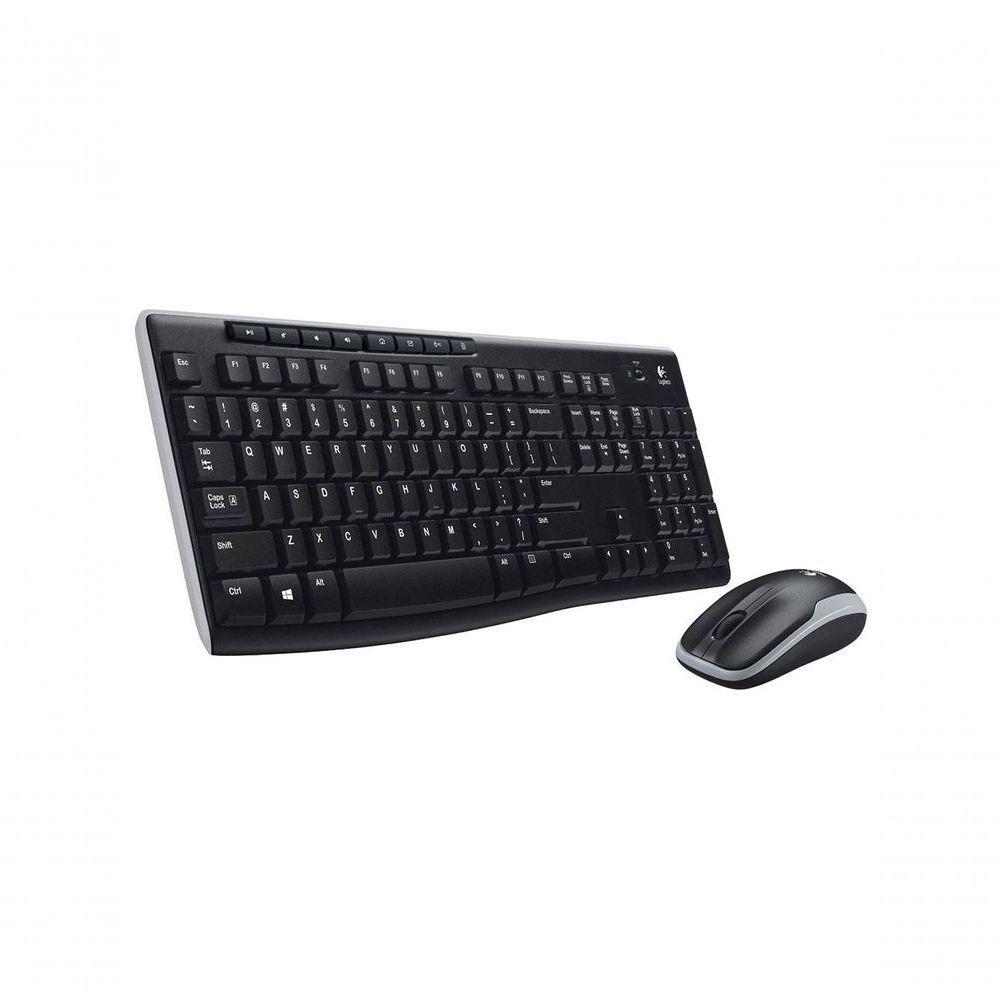 Combo Teclado + Mouse Logitech Mk270 Wireless Usb... - 1