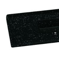 Tampo Para Pia De Cozinha Rorato Marmoplan 1,20 M Preto - 2