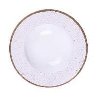 Prato Pasta Tramontina Rústico Marrom Em Porcelana 27 Cm - 3