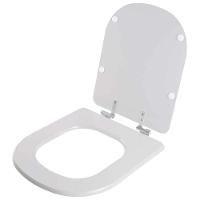 Assento Sanitário Soft Close Flox Cinza Claro Para Vaso Fiori - 3