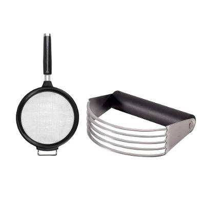Kit Misturador De Massas Inox E Peneira Cozinha Kitchenaid