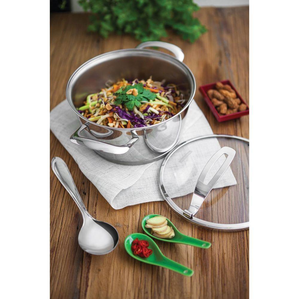 Conjunto Colher Para Arroz Tramontina Laguna Em Aço Inox Conjunto:4 - 5