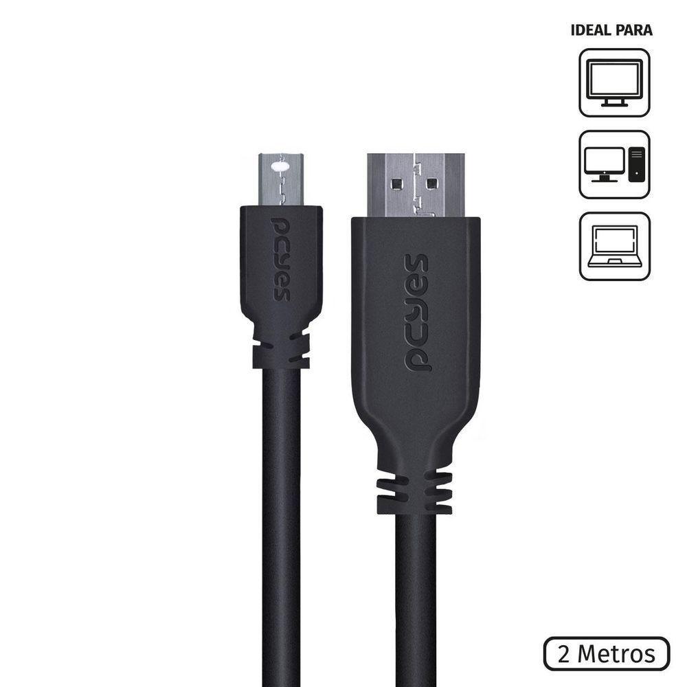 Cabo Mini Displayport Para Hdmi 2m - Pmdph-2 - 2