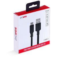 Cabo Micro Usb Para Usb A 2.0 50cm Preto - Pmuap-05 - 1