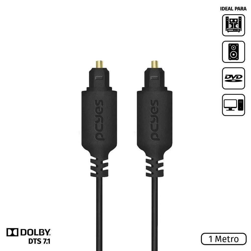 Cabo Optico Toslink Macho 1m - Pod-1 - 2