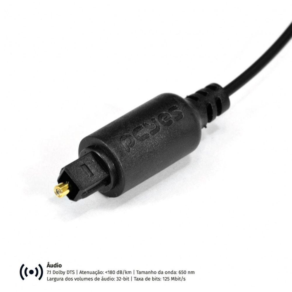 Cabo Optico Toslink Macho 1m - Pod-1 - 5