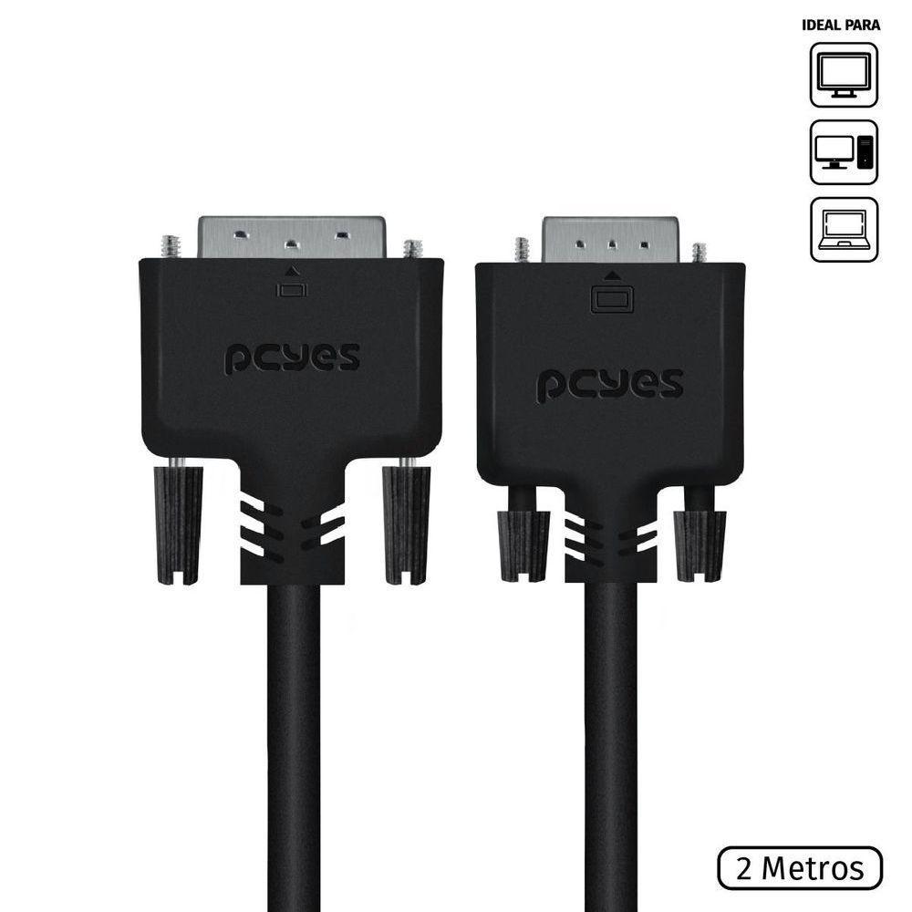 Cabo Dvi-i Para Vga Macho 2m - Pdvm15-2 - 3