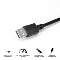 Cabo Extensor Usb A 2.0 M P- F 1m Puamf2-1 - 2