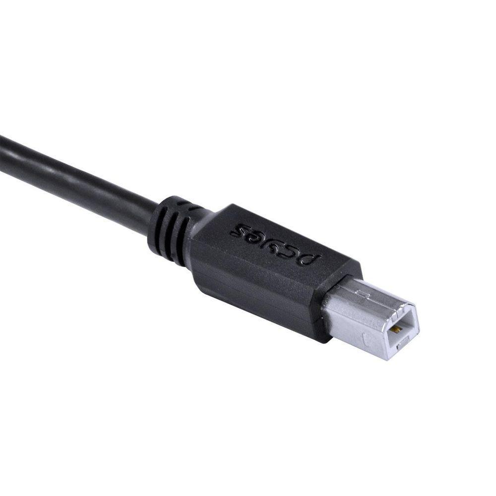 Cabo Usb Tipo C Para Usb B 2.0 1m Preto - Pucbp-1 - 4