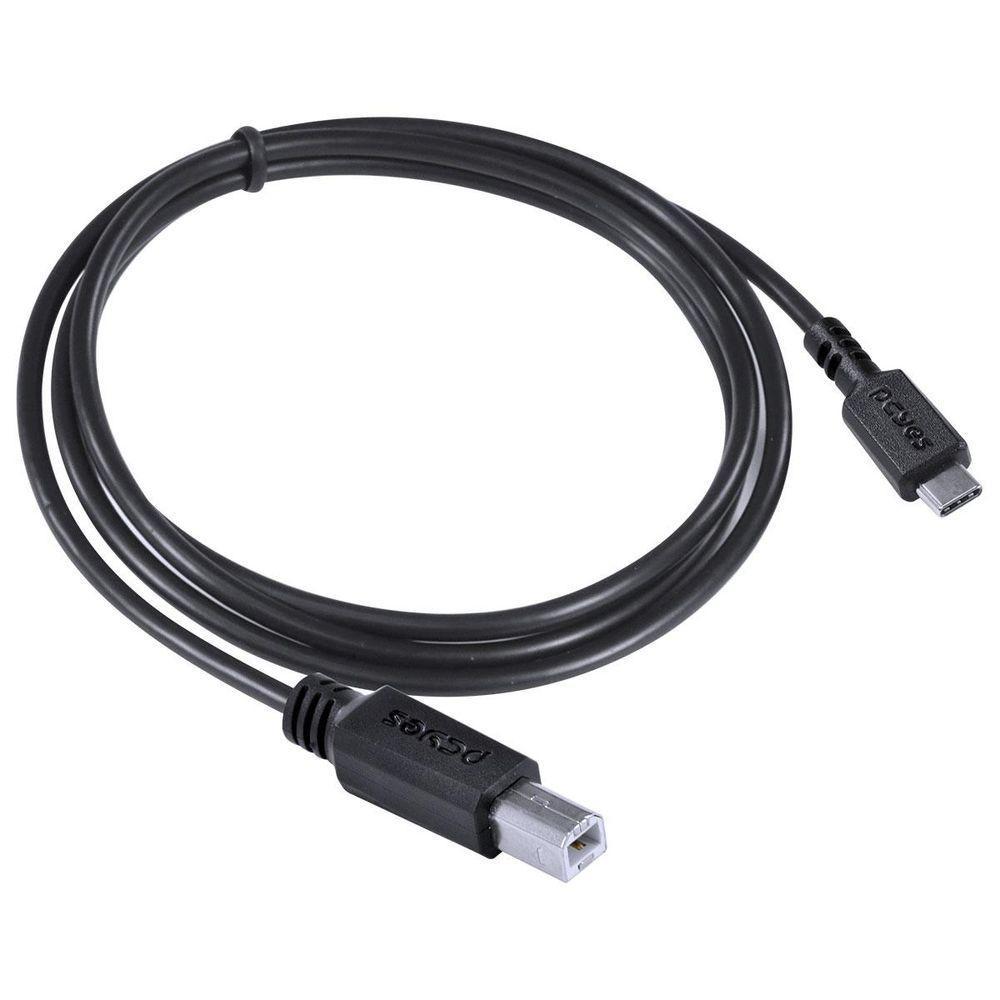 Cabo Usb Tipo C Para Usb B 2.0 1m Preto - Pucbp-1 - 6