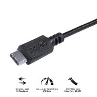 Cabo Usb Tipo C 2.0 Para Usb Tipo C 2.0 2m Preto - Pucp-02 - 3