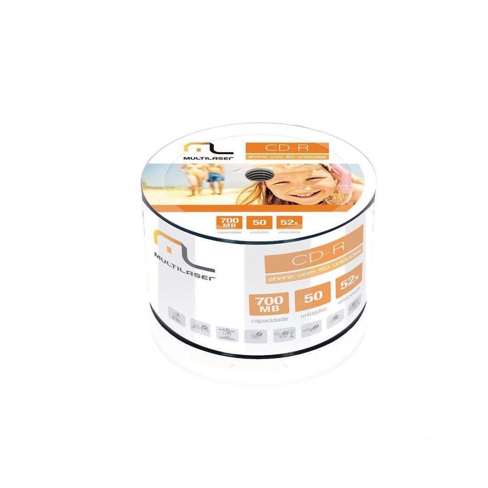 Cd-r 700mb 52x C-50 Shrink Cd051 - 1