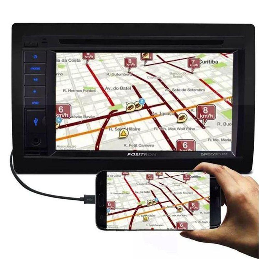 Positron Dvd 6,2" 2 Din Sp8530bt Bt- Usb- Sd- Auxiliar - 2