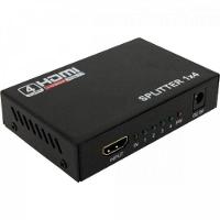 Divisor Hdmi 1 Entrada X 4 Saídas Preto Storm - 1