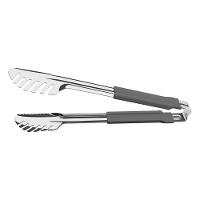 Pegador Tramontina Utilitá Em Aço Inox Com Cabo Emborrachado Cinza 28 Cm - 1