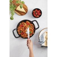 Pegador Tramontina Utilitá Em Aço Inox Com Cabo Emborrachado Vermelho 24 Cm - 5