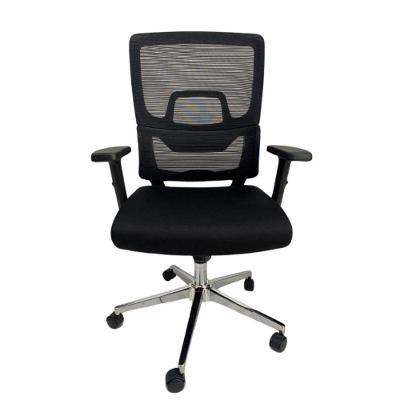 Cadeira De Escritório Presidente Home Office Ergonômica Com Tela Mesh Reclinável Premium Preto