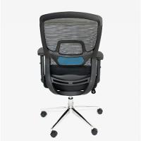 Cadeira De Escritório Presidente Home Office Ergonômica Com Tela Mesh Reclinável Premium Preto - 5